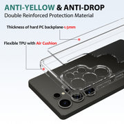 For Samsung Galaxy S25 Ultra 5G Scratchproof Acrylic TPU Phone Case(Transparent)
