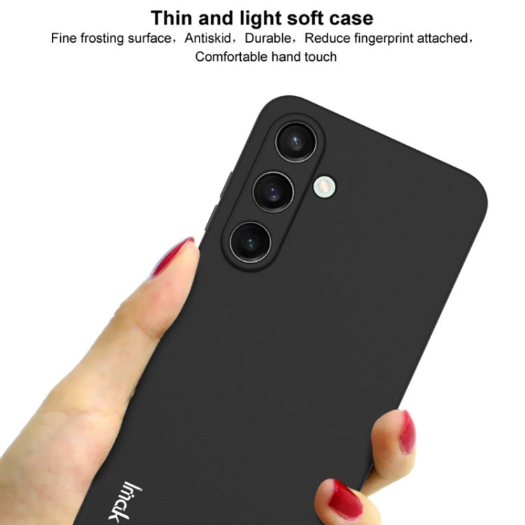 For Samsung Galaxy S24 FE 5G imak UC-3 Series Shockproof Frosted TPU Phone Case(Black)