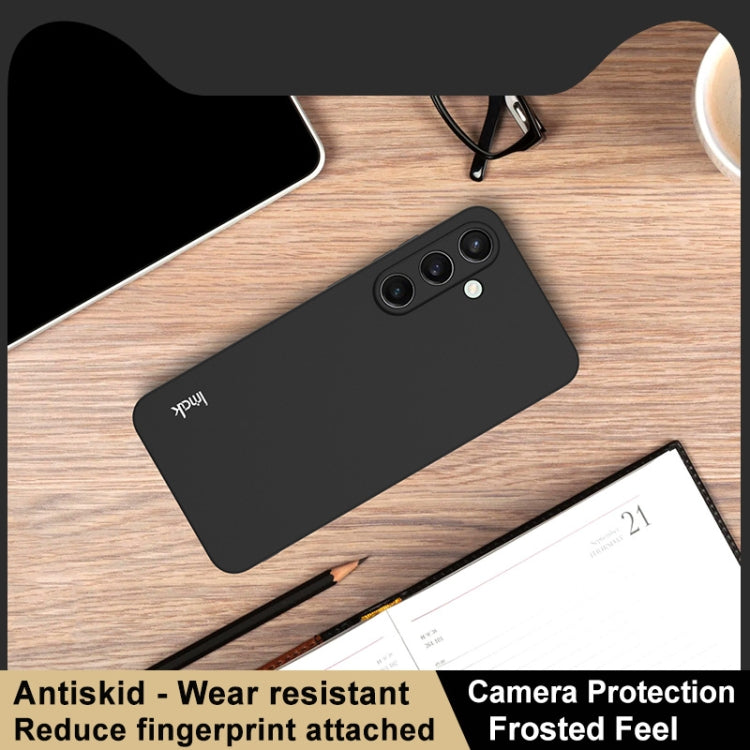 For Samsung Galaxy S24 FE 5G imak UC-3 Series Shockproof Frosted TPU Phone Case(Black)