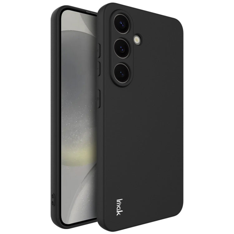 For Samsung Galaxy S25 5G imak UC-3 Series Shockproof Frosted TPU Phone Case(Black)