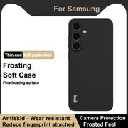 For Samsung Galaxy S25+ 5G imak UC-3 Series Shockproof Frosted TPU Phone Case(Black)