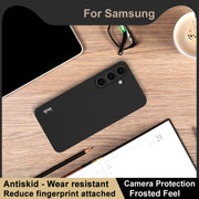 For Samsung Galaxy S25+ 5G imak UC-3 Series Shockproof Frosted TPU Phone Case(Black)