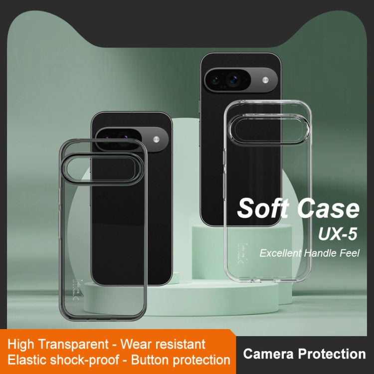 For Google Pixel 9 IMAK UX-5 Series Transparent Shockproof TPU Protective Phone Case(Transparent)