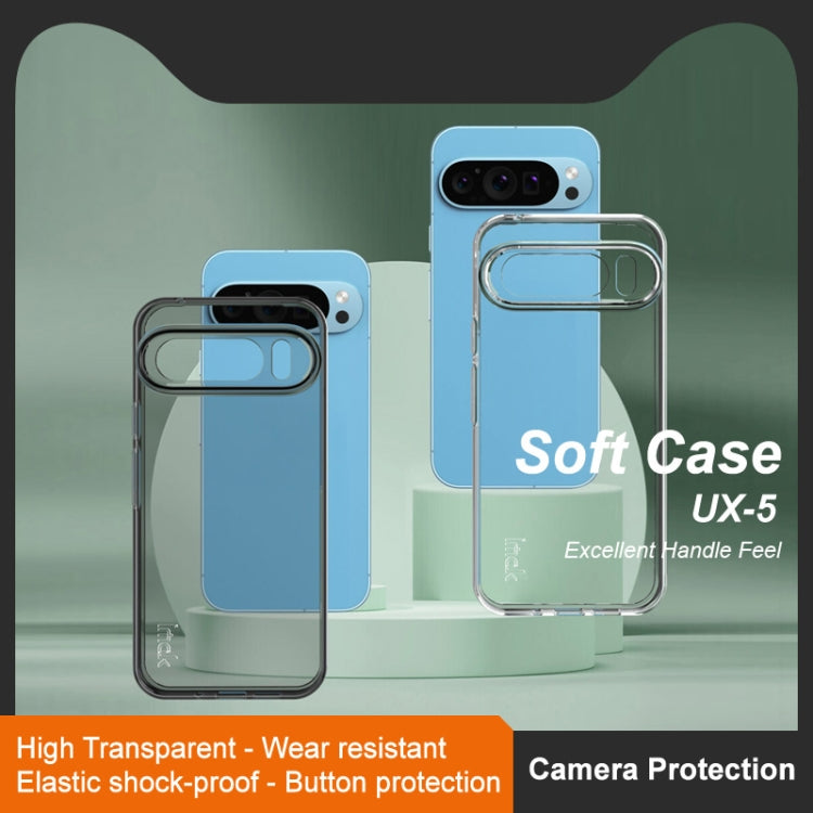 For Google Pixel 9 Pro XL IMAK UX-5 Series Transparent Shockproof TPU Protective Phone Case(Transparent)