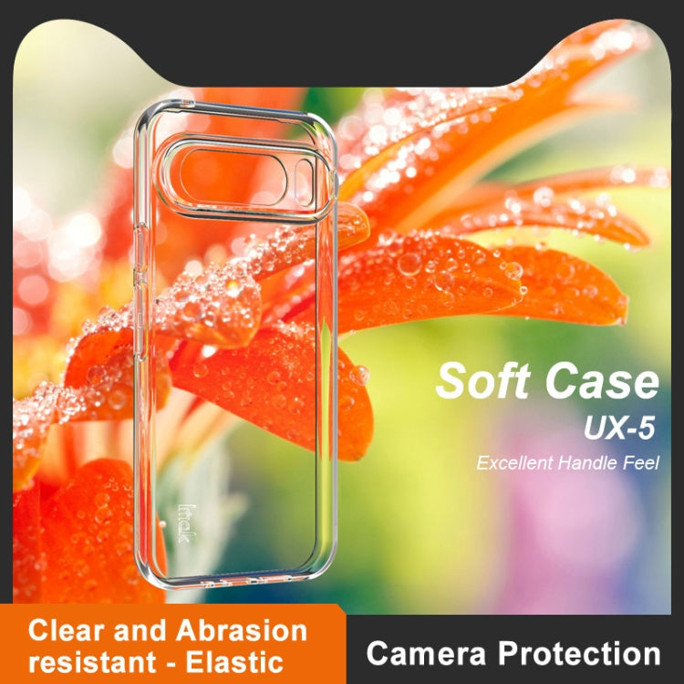 For Google Pixel 9 Pro XL IMAK UX-5 Series Transparent Shockproof TPU Protective Phone Case(Transparent)