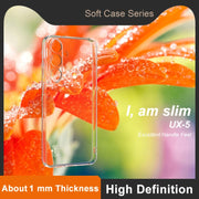 For Samsung Galaxy S25+ 5G imak UX-5 Series Super Slim Transparent Shockproof TPU Protective Case(Transparent)