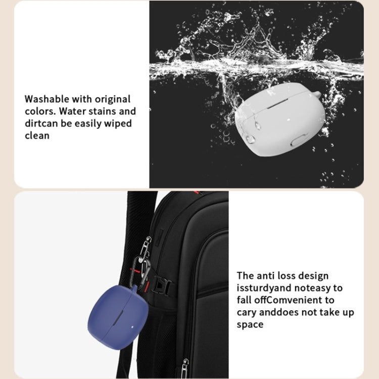 For EDIFIER Lolli Pro 3 Wireless Earphones Silicone Protective Case(Black)