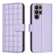 For Samsung Galaxy S25 Ultra 5G Square Texture Leather Phone Case(Purple) - Galaxy S25 Ultra 5G Cases by PMC Jewellery | Online Shopping South Africa | PMC Jewellery | Buy Now Pay Later Mobicred