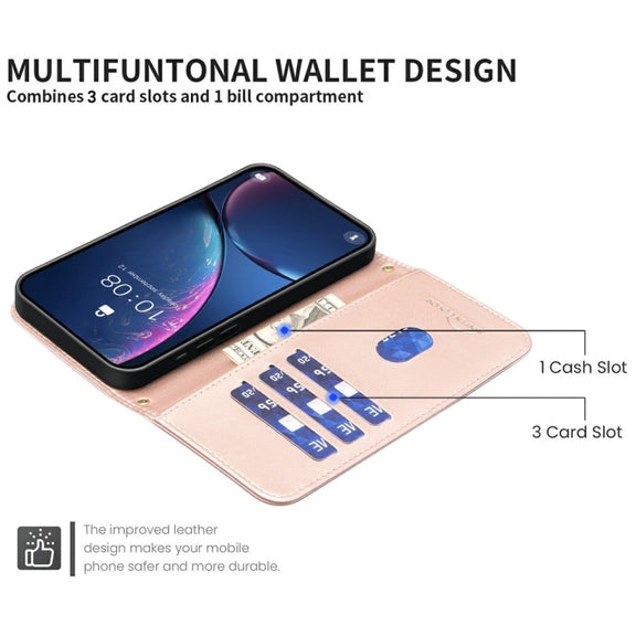For Samsung Galaxy S25 Ultra 5G Square Texture Leather Phone Case(Rose Gold)