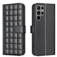 For Samsung Galaxy S25 Ultra 5G Square Texture Leather Phone Case(Black) - Galaxy S25 Ultra 5G Cases by PMC TechLife | Online Shopping South Africa | PMC TechLife | Buy Now Pay Later Mobicred