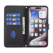 For Samsung Galaxy S25 Ultra 5G Square Texture Leather Phone Case(Black)