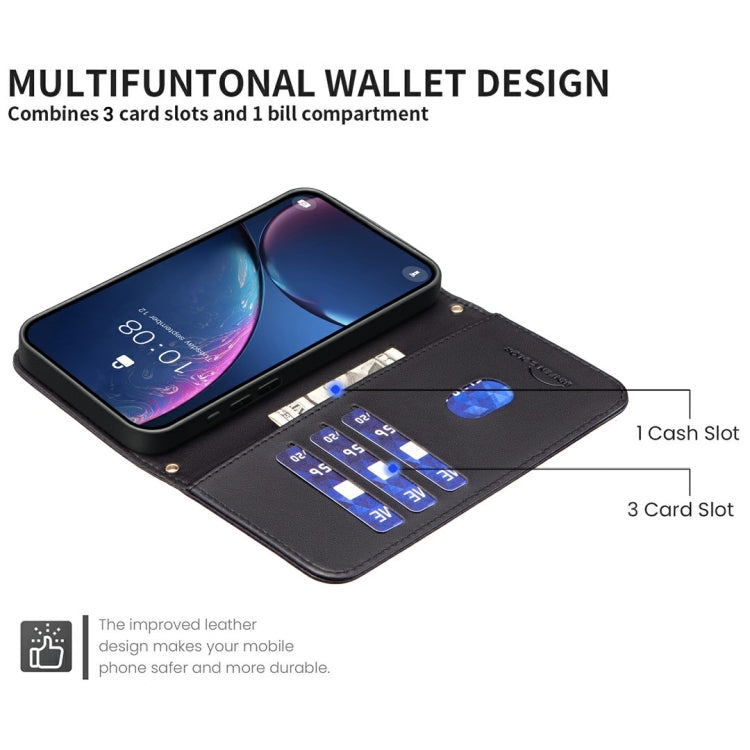 For Samsung Galaxy S25 Ultra 5G Square Texture Leather Phone Case(Black)