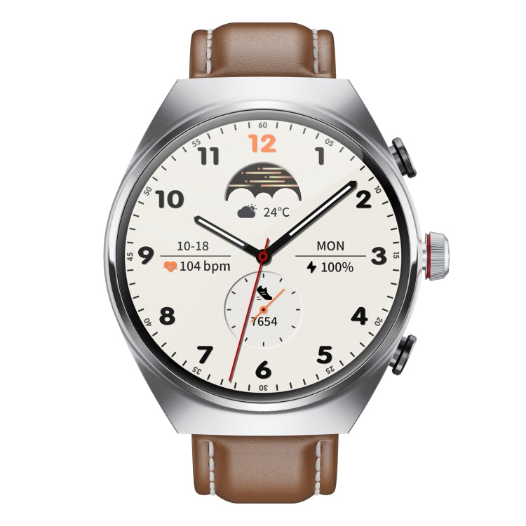GT95 1.53 inch IPS Screen 2 in 1 Bluetooth Earphone Smart Watch(Silver)