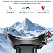 GT95 1.53 inch IPS Screen 2 in 1 Bluetooth Earphone Smart Watch(Black)