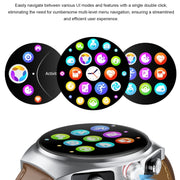 GT95 1.53 inch IPS Screen 2 in 1 Bluetooth Earphone Smart Watch(Silver)