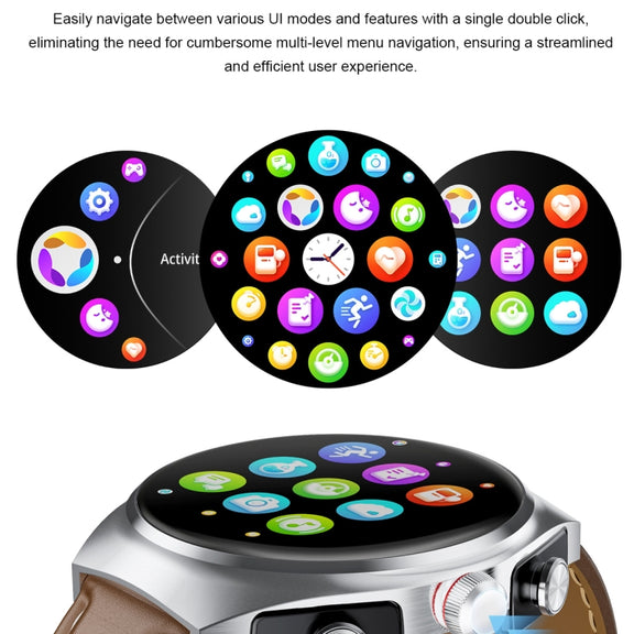 GT95 1.53 inch IPS Screen 2 in 1 Bluetooth Earphone Smart Watch(Black)