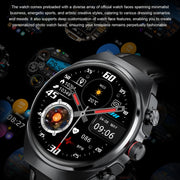 GT95 1.53 inch IPS Screen 2 in 1 Bluetooth Earphone Smart Watch(Black)