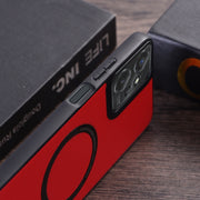 For Motorola Moto G 5G 2024 PU MagSafe Magnetic Phone Case(Black)