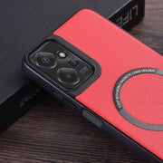 For Motorola Moto G 5G 2024 PU MagSafe Magnetic Phone Case(Black)