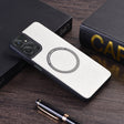 For Motorola Moto G 5G 2024 PU MagSafe Magnetic Phone Case(White) - Motorola Cases by PMC Jewellery | Online Shopping South Africa | PMC Jewellery | Buy Now Pay Later Mobicred