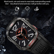 HT29 2.01 inch IPS Screen Triple Proof Smart Watch with Banknote Detector Light(Green)