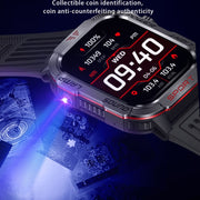 HT29 2.01 inch IPS Screen Triple Proof Smart Watch with Banknote Detector Light(Green)