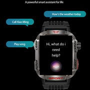 HT29 2.01 inch IPS Screen Triple Proof Smart Watch with Banknote Detector Light(Yellow)