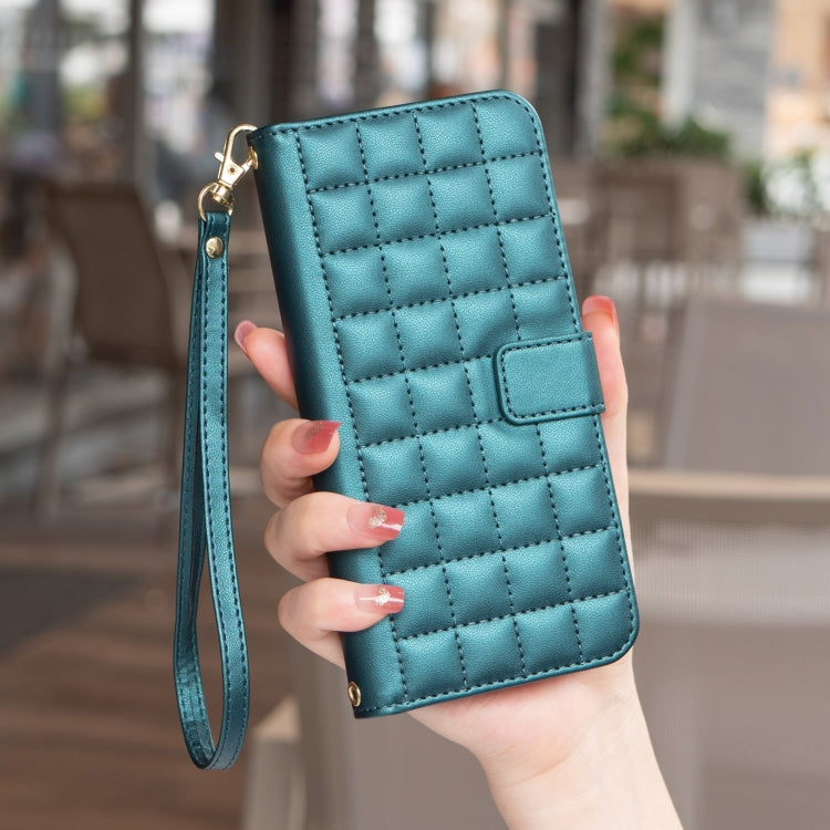 For Redmi K70 / K70 Pro Square Texture Leather Phone Case(Green)