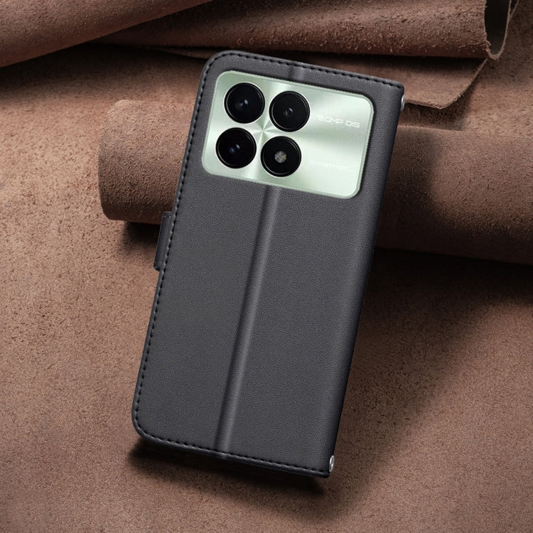 For Redmi K70 / K70 Pro Square Texture Leather Phone Case(Black)