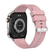 TK16 2.04 inch LCD Screen Silicone Strap Smart Watch Supports Wellness Tracking(Pink)