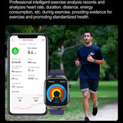 TK16 2.04 inch LCD Screen Silicone Strap Smart Watch Supports Wellness Tracking(Black)