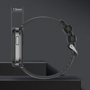 X9 1.85 inch Square Screen 2 in 1 Bluetooth Earphone Smart Watch(Black)