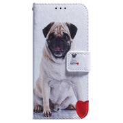 For Samsung Galaxy S25 5G Coloured Drawing Flip Leather Phone Case(Pug)
