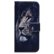 For Samsung Galaxy S25 5G Coloured Drawing Flip Leather Phone Case(Lion)