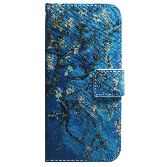 For Samsung Galaxy S25+ 5G Coloured Drawing Flip Leather Phone Case(Apricot)