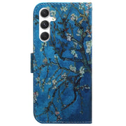 For Samsung Galaxy S25+ 5G Coloured Drawing Flip Leather Phone Case(Apricot)