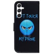 For Samsung Galaxy S25+ 5G Coloured Drawing Flip Leather Phone Case(Anger)