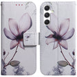 For Samsung Galaxy S25+ 5G Coloured Drawing Flip Leather Phone Case(Magnolia) - Galaxy S25+ 5G Cases by PMC Jewellery | Online Shopping South Africa | PMC Jewellery | Buy Now Pay Later Mobicred
