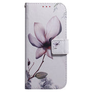 For Samsung Galaxy S25+ 5G Coloured Drawing Flip Leather Phone Case(Magnolia)
