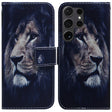 For Samsung Galaxy S25 Ultra 5G Coloured Drawing Flip Leather Phone Case(Lion) - Galaxy S25 Ultra 5G Cases by PMC Jewellery | Online Shopping South Africa | PMC Jewellery | Buy Now Pay Later Mobicred