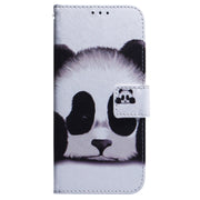 For Samsung Galaxy S25 Ultra 5G Coloured Drawing Flip Leather Phone Case(Panda)
