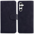 For Samsung Galaxy S25+ 5G Skin Feel Pure Color Flip Leather Phone Case(Black) - Galaxy S25+ 5G Cases by PMC Jewellery | Online Shopping South Africa | PMC Jewellery | Buy Now Pay Later Mobicred