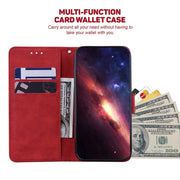 For Samsung Galaxy S25 Ultra 5G Geometric Embossed Leather Phone Case(Red)