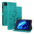 For itel Pad One 10.1 Lily Embossed Leather Tablet Case(Green) - Others by PMC TechLife | Online Shopping South Africa | PMC TechLife | Buy Now Pay Later Mobicred