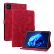 For itel Pad One 10.1 Lily Embossed Leather Tablet Case(Red) - Others by PMC TechLife | Online Shopping South Africa | PMC TechLife | Buy Now Pay Later Mobicred