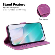 For Samsung Galaxy S25+ 5G Little Tiger Embossed Leather Phone Case(Rose Red)