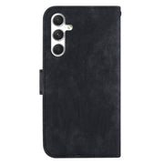 For Samsung Galaxy S25+ 5G Little Tiger Embossed Leather Phone Case(Black)