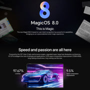 Honor MagicPad2 WiFi Tablet PC, 8GB+256GB, 12.3 inch MagicOS 8.0.1 Qualcomm Snapdragon 8s Gen 3 Octa Core(Black)