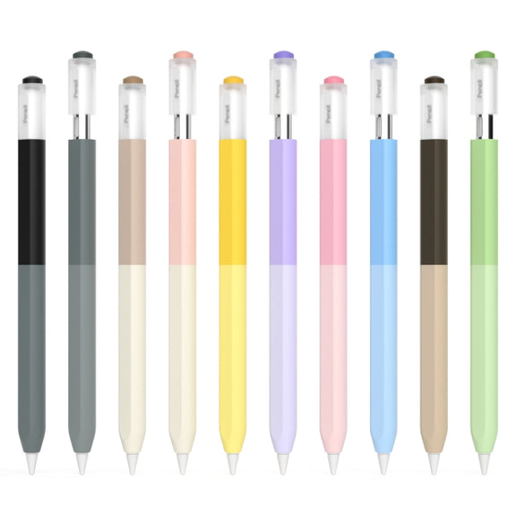 For Apple Pencil USB-C Gradient Silicone Stylus Protective Case(Blue)