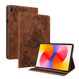 For Huawei MatePad SE 11 2024 Butterfly Flower Embossed Leather Tablet Case(Brown) - Huawei by PMC Jewellery | Online Shopping South Africa | PMC Jewellery | Buy Now Pay Later Mobicred